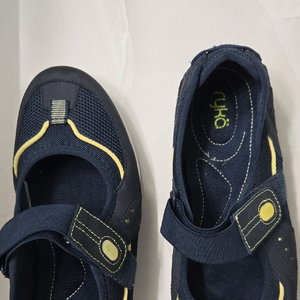 Ryka Leather & Mesh Athleisure Mary Jane Sneakers